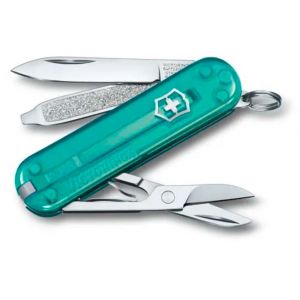 Victorinox Classic SD Transparent, Classic Pocket Knife in Bold, Vivid Colors - 0.6223.T24G