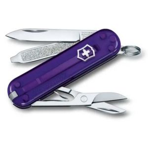 Victorinox Classic SD Transparent, Classic Pocket Knife in Bold, Vivid Colors - 0.6223.T29G