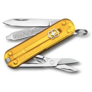 Victorinox Classic SD Transparent, Classic Pocket Knife in Bold, Vivid Colors - 0.6223.T81G