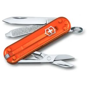 Victorinox Classic SD Transparent, Classic Pocket Knife in Bold, Vivid Colors - 0.6223.T82G