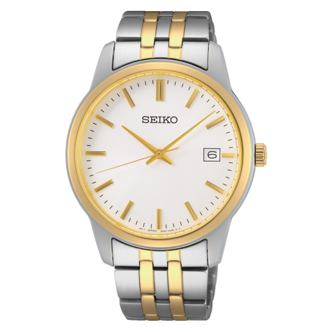 SEIKO MAN SUR402P1 Analog Quartz Watch with Stainless Steel Strap Watch