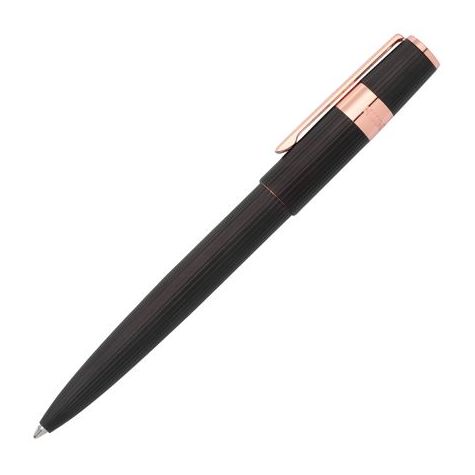 HUGO BOSS Ballpoint pen Gear Pinstripe Black / Rosegold - HSV2854E