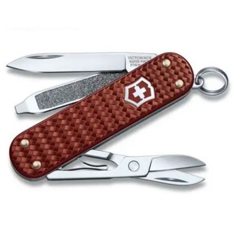 Victorinox Classic Precious Alox Collection With Alox Scales in Woven Pattern - 0.6221.4011G