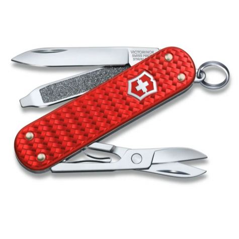 Victorinox Classic Precious Alox Collection With Alox Scales in Woven Pattern - 0.6221.401G