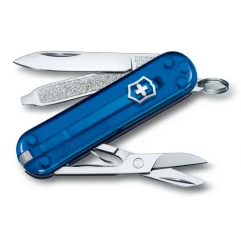 Victorinox Classic SD Transparent, Classic Pocket Knife in Bold, Vivid Colors - 0.6223.T2G