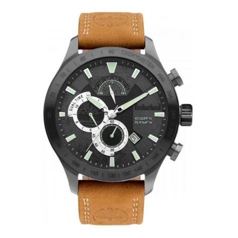 Timberland Nickerson Leather Strap Watch TDWGF2100202