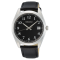 SEIKO MAN SUR461P1 Wristwatch with Black Leather Strap